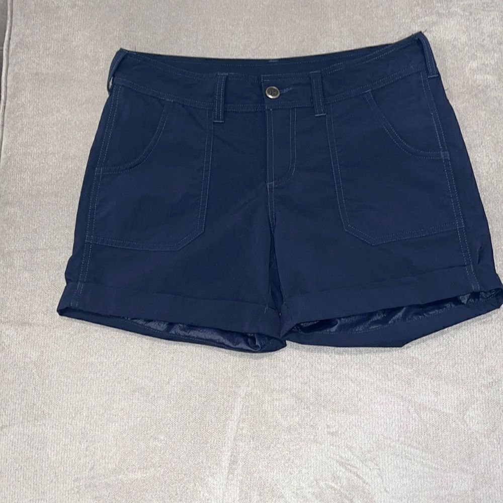 The North Face  blue lined shorts